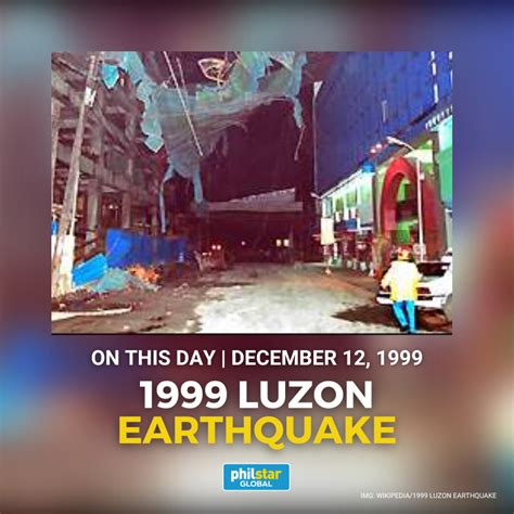 Philstar On Twitter 1999 LUZON QUAKE This Magnitude 7 3