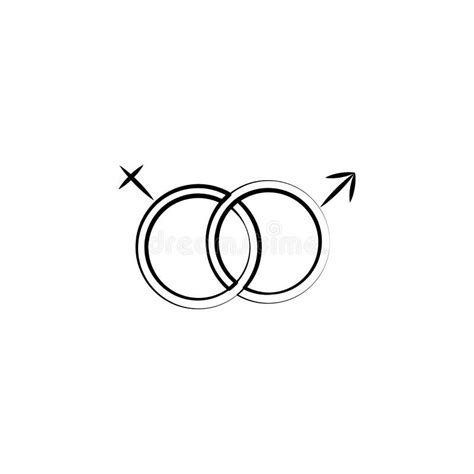 Gender Sex Concept Line Icon Simple Element Illustration Gender Sex