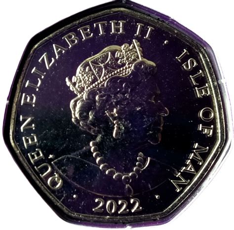 50 Pence Elizabeth II Platinum Jubilee Long Live Our Noble Queen