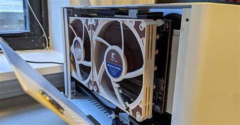 Radeon 5600 Xt Red Dragon Deshrouded With Noctua Fans In A Steck Album On Imgur