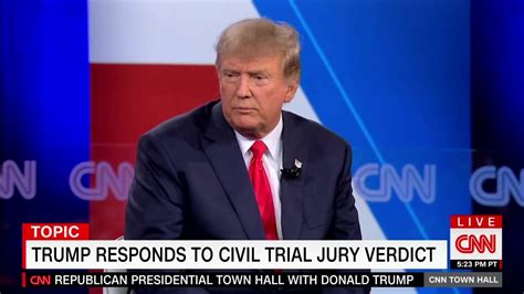 Trump Stands By ‘access Hollywood’ Comments At Cnn Town Hall ‘i Don’t Want To Lie’