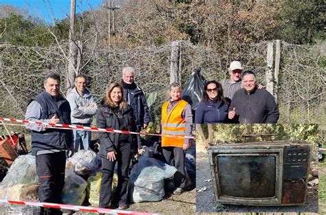 Volontari A Campo Ascolano Per Ripulire Ancora La Pista Ciclabile