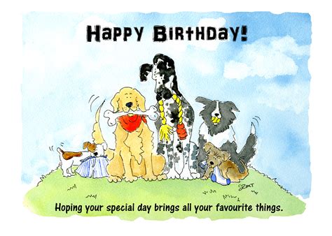 Birthday Wishes With Dog Picture At William Duty Blog
