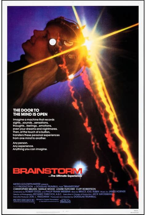 Brainstorm 1983 Original One Sheet Movie Poster Hollywood Movie