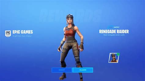 Omg Renegade Raider 😱 Youtube