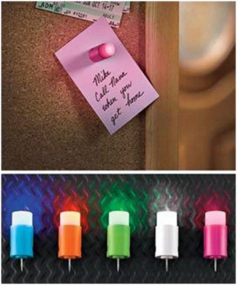 Light Up Push Pins Cute Gadgets And Gizmos Ts Cool Inventions