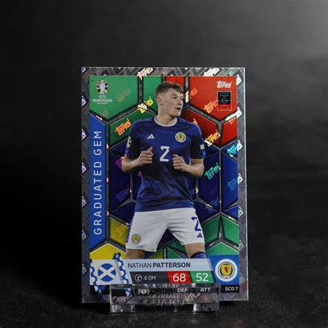 Topps Match Attax Euro Sco Nathan Patterson Graduated Gem