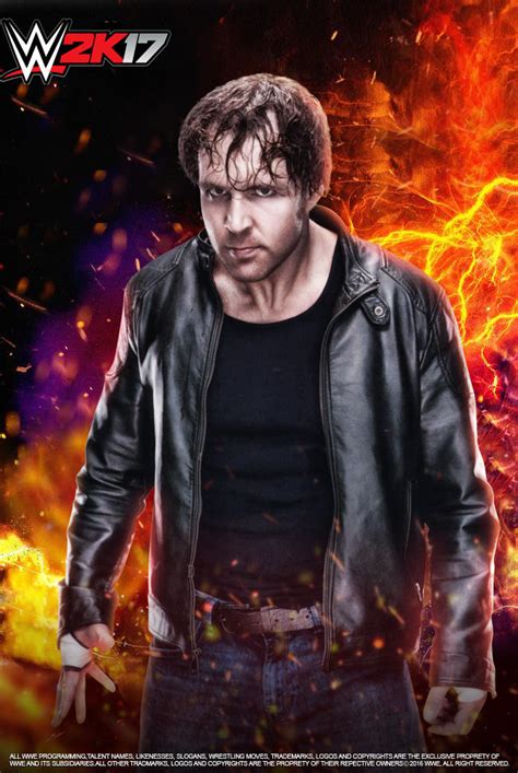 Wwe Dean Ambrose W2k17 Poster By Edaba7 On Deviantart