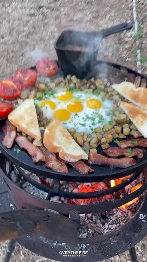 Breakfast Fry Up Recipe! | Campfire food, Fire cooking, Cooking