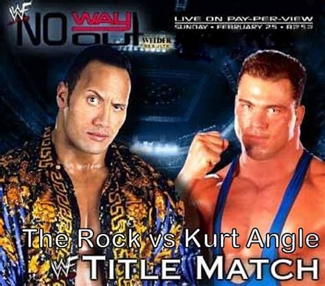 Best of WWE #25: The Rock vs Kurt Angle, No Way Out 2001