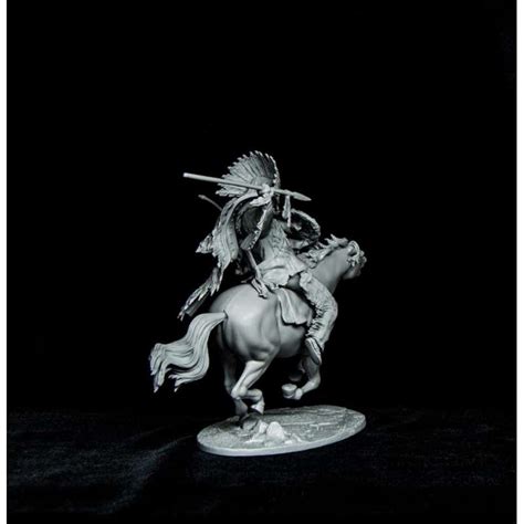 Figurine De Guerrier Sioux En Mm R Sine Altores Studio Maquettes