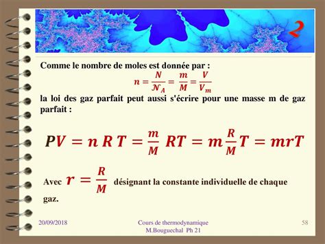 Cours De Thermodynamique Module Ph Ppt T L Charger