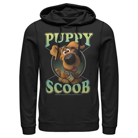 Scooby Doo Mens Scooby Doo Puppy Circle Pull Over Hoodie Walmart