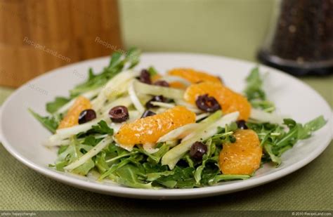 Arugula Fennel And Orange Salad Recipe