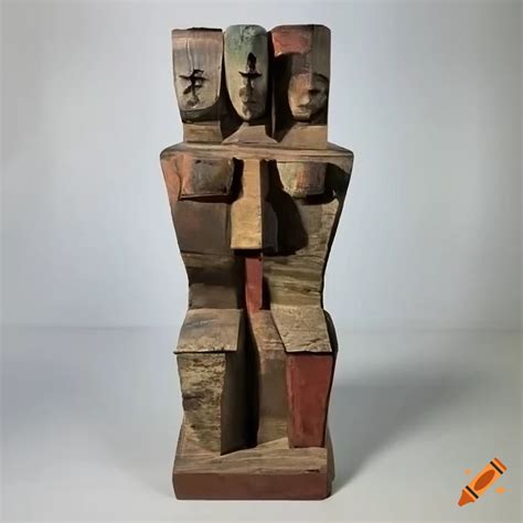 Cubist Inspired Sculpture Of Ancient Gods On Craiyon