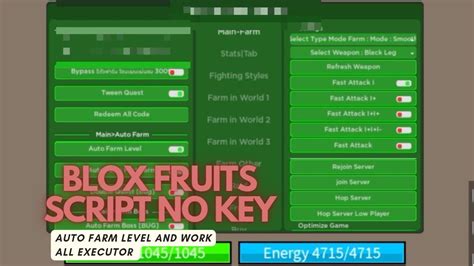 BLOX FRUITS Script Hack Mobile PASTEBIN 2023 Auto Farm Auto Farm