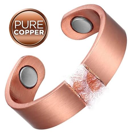 Earth Therapy The Original Pure Copper Magnetic Ring For Men And Women