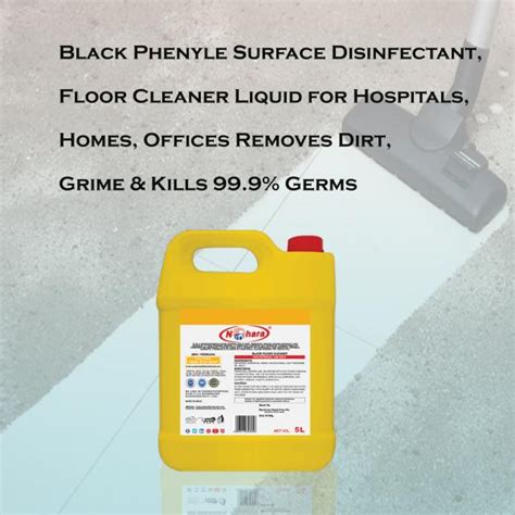 Nohara Black Phenyl Floor Cleaner Disinfectant Liquid Phenyl For Sparkling Clean Floors 5000 Ml