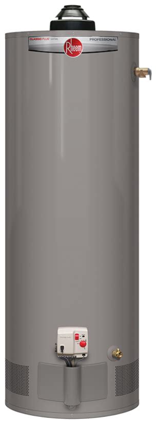 Rheem Residential Gas Water Heaters Professional Classic Powered