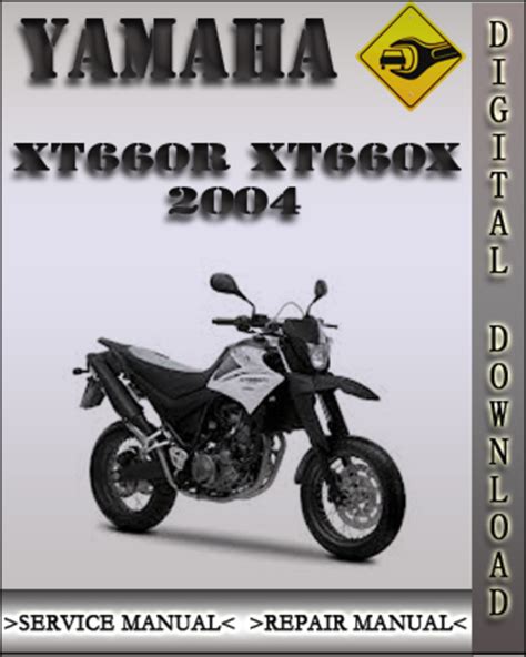 2004 Yamaha XT660R XT660X Factory Service Repair Manual Tradebit