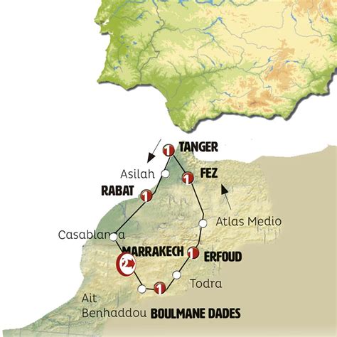 Marruecos Desierto Del Sahara Pen Nsula Ib Rica Y Marruecos