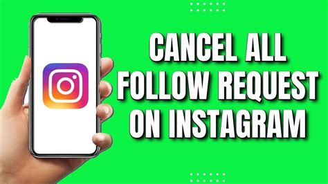 How To Cancel All Follow Request On Instagram Quick Easy YouTube