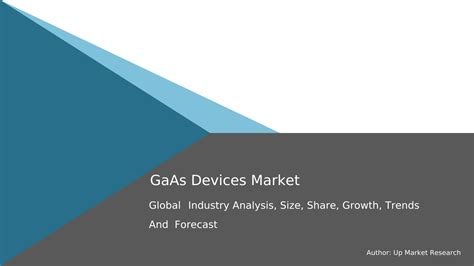 GaAs Devices Market Report | Global Forecast From 2023 To 2032