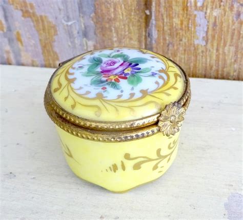 Antique Limoges Trinket Box Limoges Paris France Avenue Des Etsy