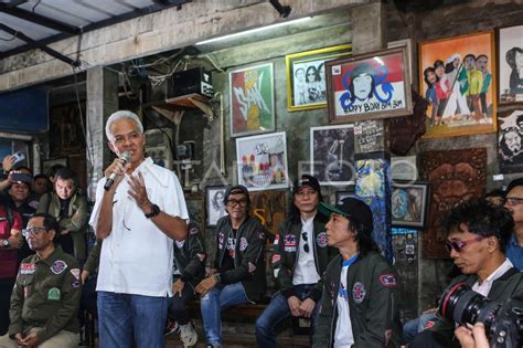 Slank Deklarasi Dukung Ganjar Mahfud Antara Foto