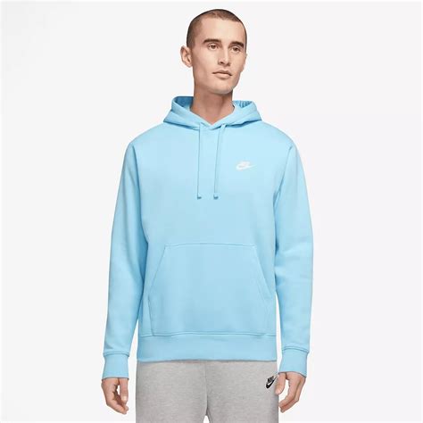 Nike Mens Sportswear Club Fleece Pullover Hoodie Academy