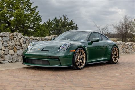 No Reserve British Racing Green 2022 Porsche 911 GT3 Touring 6 Speed