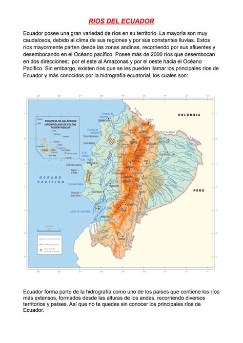 Ríos del Ecuador by Nelly Benítez Issuu