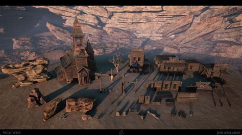 Artstation Jon Arellano S Submission On Wild West Game Environment