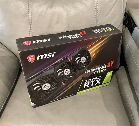 Mavin Msi Geforce Rtx 3070 Gaming X Trio 8gb Gddr6 Graphics Card