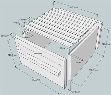 Beekeeping with the Warré hive -- Plans for constructing a Warré hive