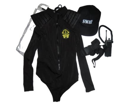 H Womens Sexy Swat Team Police Officer Costume Size Extra Small Ebay