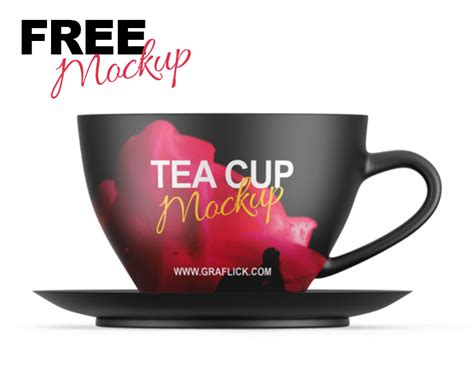 Free Tea Cup Mockup by Graflick.com on Dribbble