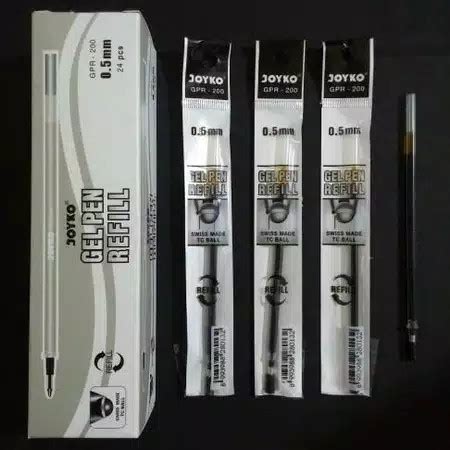 Jual Refill Isi Pulpen Gel Joyko Gpr Pcs Hitam Kota Serang