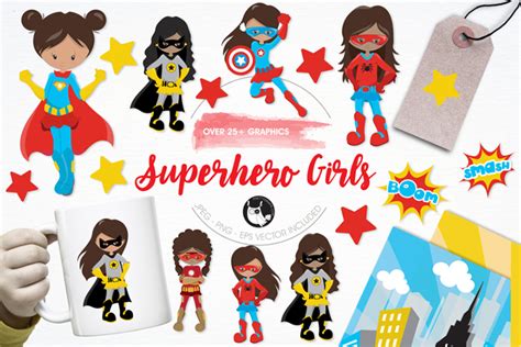 Design Superhero Girls Graphics Free Svg Files Linkedgo Vinyl