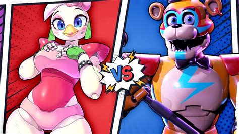 CHICA VS FREDDY CARTOON BATTLE YouTube