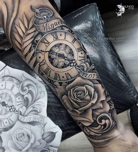 Amazing Pocket Watch Tattoo Designs For Men Guide Artofit