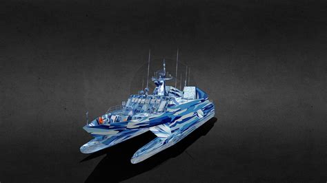 Type 22 Missile Boat Download Free 3d Model By Dannzjs D90464e