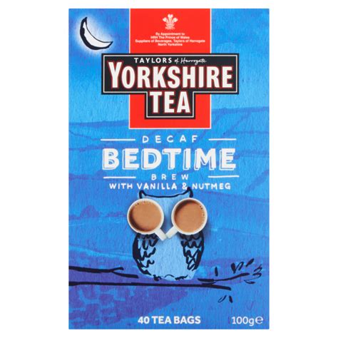 Taylors Of Harrogate Yorkshire Tea Decaf Bedtime Brew 40 Tea Bags 100g We Get Any Stock