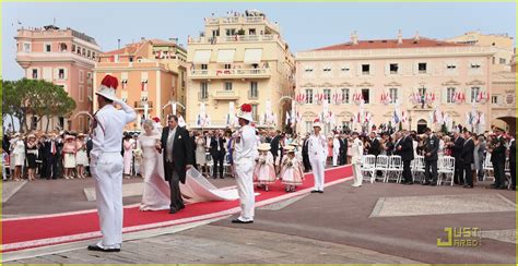 Prince Albert Princess Charlene Monaco Royal Wedding Photo