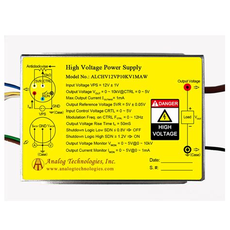 High Voltage Power Supply | High Voltage Supply Selection Guide - Analog Technologies, Inc.