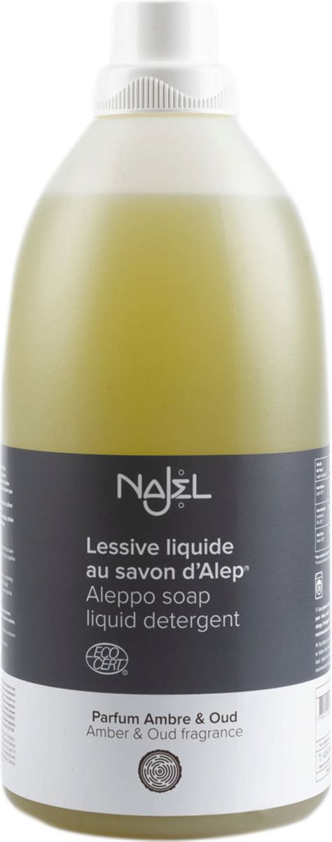 Najel Lessive Liquide Au Savon D Alep Parfum Ambre Oud 2 L