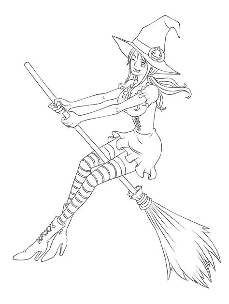 Sexy Nami Coloring Page Anime Coloring Pages