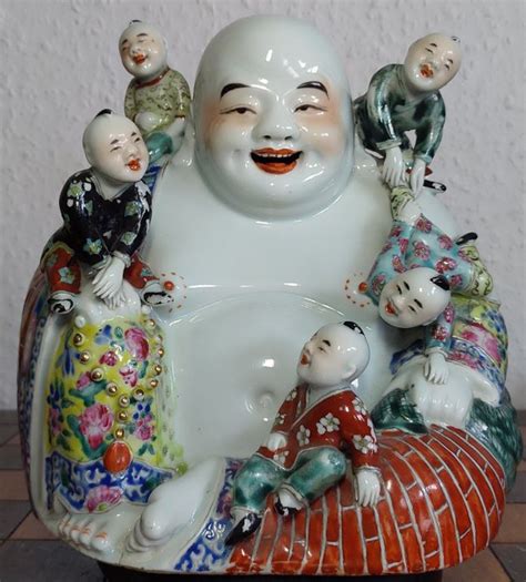 Figura Famille Rose Porcelana Buda Chinesische Catawiki