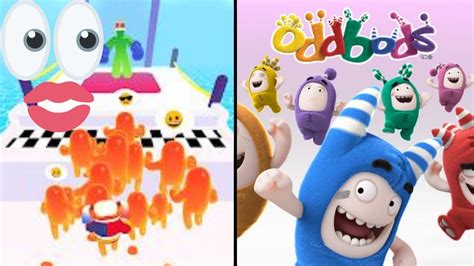 Satisfying Run Mobile Games Oddbods Friends Vs Join Blob Clash 3D