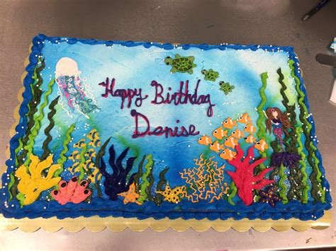 Ocean Cake Ocean Party Ocean Birthday Cakes Ocean Cakes Ocean Birthday